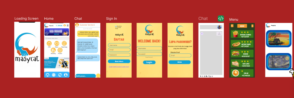 ui/ux star up masycat